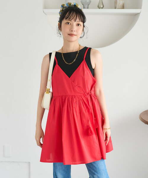 FREAK'S STORE(フリークスストア)の「インド カシュクールキャミチュニック(チュニック・レディース・ブラック/オフホワイト/レッド/ピンク/その他1・フリ-)」の19枚目の写真
