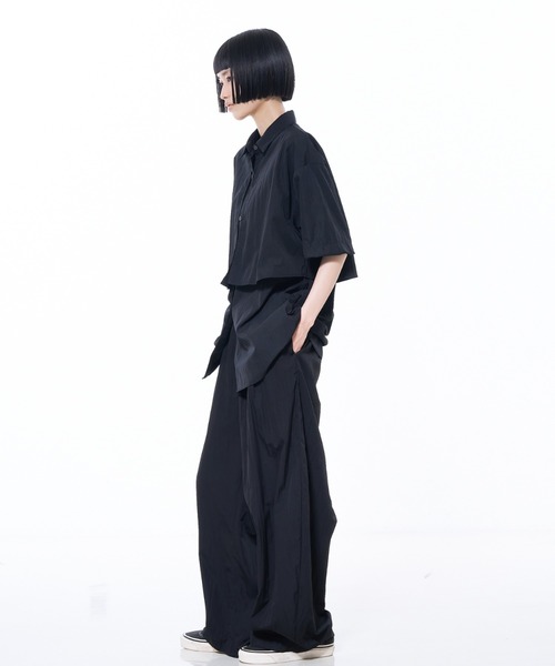 NOMINE(ノミネ)の「ロングヨーク ハーフスリーブ/半袖 シャツ(シャツ/ブラウス・レディース・ピンク/ホワイト/サックスブルー/ブラック/ホワイト系その他/その他・フリー)」の10枚目の写真