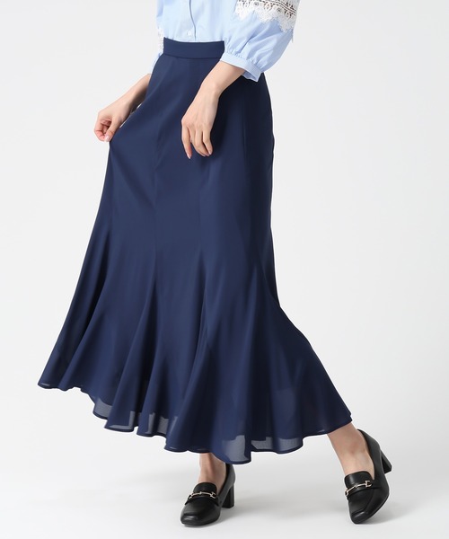 MISCH MASCH（ミッシュマッシュ）の「2026春夏新作 変形マーメイドスカート（スカート・レディース・イエロー/ネイビー/ホワイト×ブラック・S/M）」の8枚目の写真