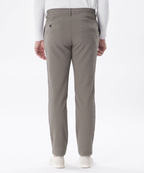 EPOCA UOMO(エポカウォモ)の「*Safari5月号掲載*ブリスタージャカードパンツ(その他パンツ・メンズ・ベージュ系その他5/ブラック・46/48)」の8枚目の写真