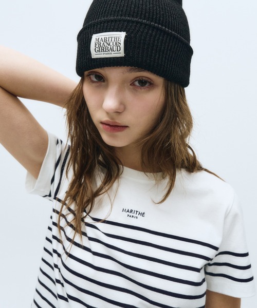 MARITHE + FRANCOIS GIRBAUD(マリテフランソワジルボー)の「W STRIPE TEE(Tシャツ/カットソー・レディース・ホワイト×レッド/ホワイト・MEDIUM/SMALL)」の11枚目の写真