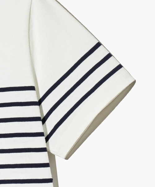 MARITHE + FRANCOIS GIRBAUD(マリテフランソワジルボー)の「W STRIPE TEE(Tシャツ/カットソー・レディース・ホワイト×レッド/ホワイト・MEDIUM/SMALL)」の17枚目の写真