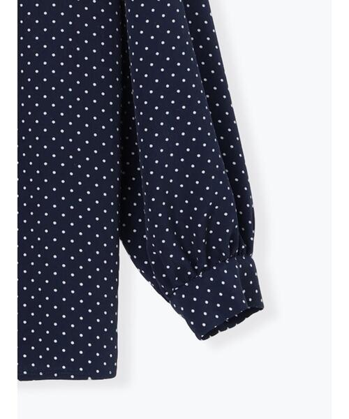 Te chichi（テチチ）の「パターンアソートボウタイブラウス《2026 spring catalog item》（シャツ/ブラウス・レディース・オフホワイト/ブルー/イエロー/ネイビー・F）」の10枚目の写真