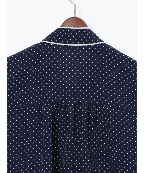 Te chichi（テチチ）の「パターンアソートボウタイブラウス《2026 spring catalog item》（シャツ/ブラウス・レディース・オフホワイト/ブルー/イエロー/ネイビー・F）」の12枚目の写真