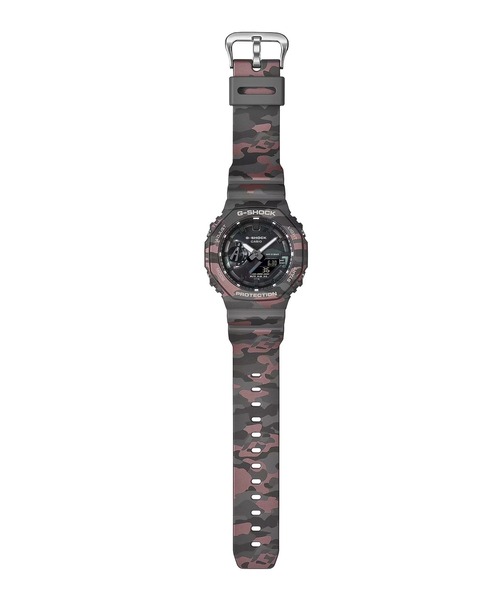 G-SHOCK(ジーショック)の「G-SHOCK/ジーショック 腕時計 GA-2100CMD-8AJF(アナログ腕時計・メンズ・グレー系カモフラージュ・FREE)」の2枚目の写真
