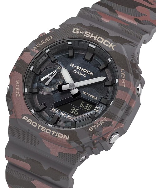 G-SHOCK(ジーショック)の「G-SHOCK/ジーショック 腕時計 GA-2100CMD-8AJF(アナログ腕時計・メンズ・グレー系カモフラージュ・FREE)」の3枚目の写真