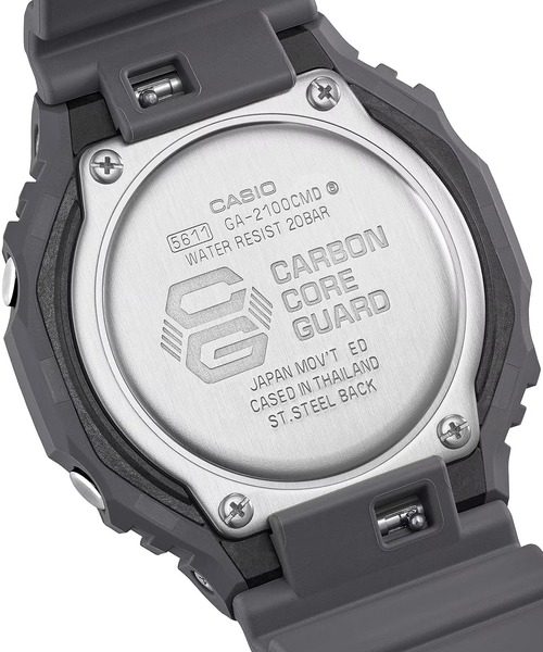 G-SHOCK(ジーショック)の「G-SHOCK/ジーショック 腕時計 GA-2100CMD-8AJF(アナログ腕時計・メンズ・グレー系カモフラージュ・FREE)」の4枚目の写真
