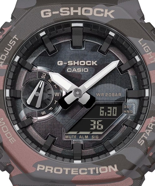G-SHOCK(ジーショック)の「G-SHOCK/ジーショック 腕時計 GA-2100CMD-8AJF(アナログ腕時計・メンズ・グレー系カモフラージュ・FREE)」の6枚目の写真