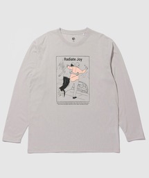 【T-GRAPHICS/ティーグラフィックス】速乾チームロゴ ラインアート クルーネック ロングスリーブTシャツ