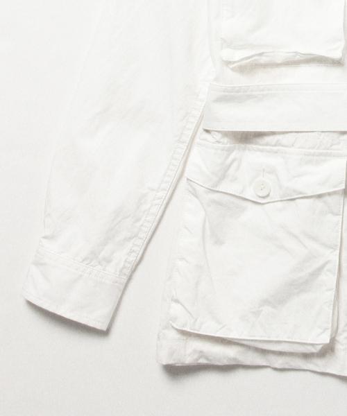 BEAMS BOY（ビームスボーイ）の「BEAMS BOY / サファリ ジャケット（ブルゾン・レディース・ホワイト/ベージュ/オリーブ・ONE SIZE）」の20枚目の写真