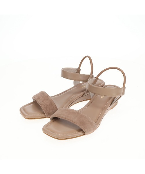 HIMIKO（ヒミコ）の「【HIMIKO】【WEB限定デザイン】ゴムストラップサンダル/661250（サンダル・レディース・シルバー/ブラック/ベージュ・21.5cm/22.0cm/23.0cm/24.0cm/25.5cm/22.5cm/23.5cm/24.5cm/25.0cm/26.0cm/26.5cm）」の2枚目の写真