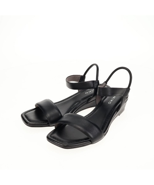 HIMIKO（ヒミコ）の「【HIMIKO】【WEB限定デザイン】ゴムストラップサンダル/661250（サンダル・レディース・シルバー/ブラック/ベージュ・21.5cm/22.0cm/23.0cm/24.0cm/25.5cm/22.5cm/23.5cm/24.5cm/25.0cm/26.0cm/26.5cm）」の4枚目の写真