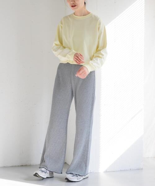 FORK&SPOON(フォークアンドスプーン)の「FORK&SPOON スリーブロゴクロップドTシャツ(Tシャツ/カットソー・レディース・オフホワイト/イエロー系その他・1)」の17枚目の写真