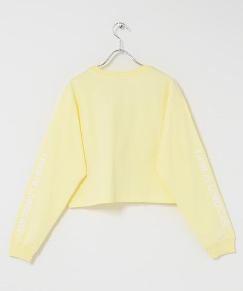 FORK&SPOON(フォークアンドスプーン)の「FORK&SPOON スリーブロゴクロップドTシャツ(Tシャツ/カットソー・レディース・オフホワイト/イエロー系その他・1)」の19枚目の写真