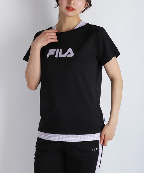 FILA / フィラ レディース 接触冷感 UVカット 吸水速乾 フェイク