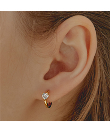 heart onetouch earring