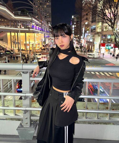 BLACKPURPLE(ブラックパープル)の「マックスポート ビキ バッグ MaxxPort Vicky Bag_Crack Black(ショルダーバッグ・レディース・ブラック・FREE)」の15枚目の写真