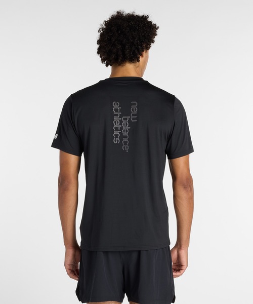 NEW BALANCE(ニューバランス)の「リフレクティブシティポリTシャツ(Tシャツ/カットソー・メンズ・レモンイエロー/ブラック・SMALL/MEDIUM/LARGE/X-LARGE/XX-LARGE)」の6枚目の写真