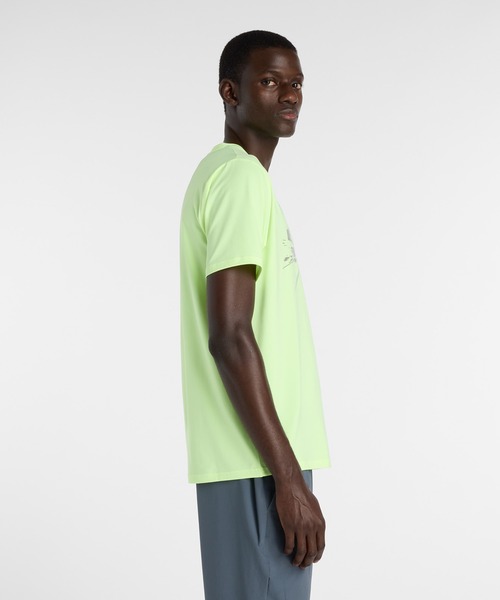 NEW BALANCE(ニューバランス)の「リフレクティブシティポリTシャツ(Tシャツ/カットソー・メンズ・レモンイエロー/ブラック・SMALL/MEDIUM/LARGE/X-LARGE/XX-LARGE)」の10枚目の写真