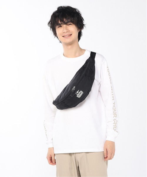 CHUMS（チャムス）の「【CHUMS/チャムス】 Spring Dale Waist Pack（ボディバッグ/ウエストポーチ・レディース・ブラック系その他/ブラック×ホワイト・FREE）」の2枚目の写真