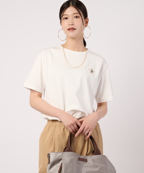 Arnold Palmer(アーノルドパーマー)の「スターモチーフ シェア Tシャツ(Tシャツ/カットソー・レディース・オレンジ/ホワイト・LL/L/M/S/XS)」の13枚目の写真
