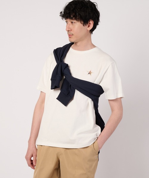Arnold Palmer(アーノルドパーマー)の「スターモチーフ シェア Tシャツ(Tシャツ/カットソー・レディース・オレンジ/ホワイト・LL/L/M/S/XS)」の15枚目の写真