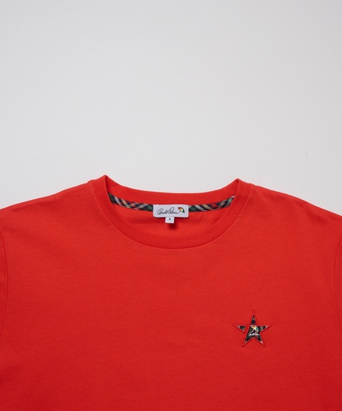 Arnold Palmer(アーノルドパーマー)の「スターモチーフ シェア Tシャツ(Tシャツ/カットソー・レディース・オレンジ/ホワイト・LL/L/M/S/XS)」の6枚目の写真