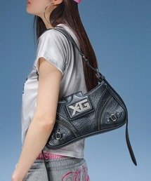 X-girl（エックスガール）の「XG EMBLEM BUCKLE PANELED SHOULDER BAG（ショルダーバッグ）」