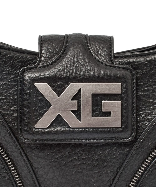 X-girl（エックスガール）の「XG EMBLEM BUCKLE PANELED SHOULDER BAG（ショルダーバッグ・レディース・ブラック/ピンク・ONE SIZE）」の19枚目の写真