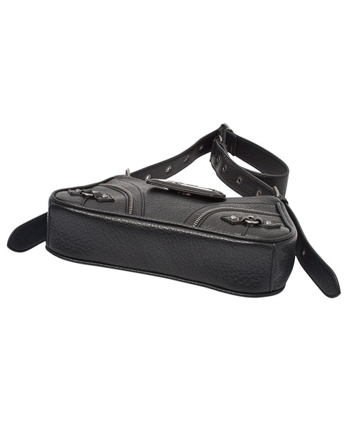 X-girl（エックスガール）の「XG EMBLEM BUCKLE PANELED SHOULDER BAG（ショルダーバッグ・レディース・ブラック/ピンク・ONE SIZE）」の20枚目の写真