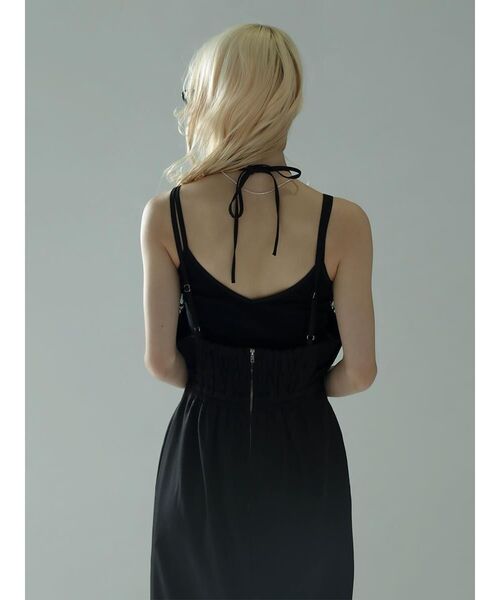 :ETHROF（イーサオブ）の「CORD EMBROIDERY BUSTIER LAYERED DRESS（ワンピース・レディース・ブラック・MEDIUM）」の10枚目の写真
