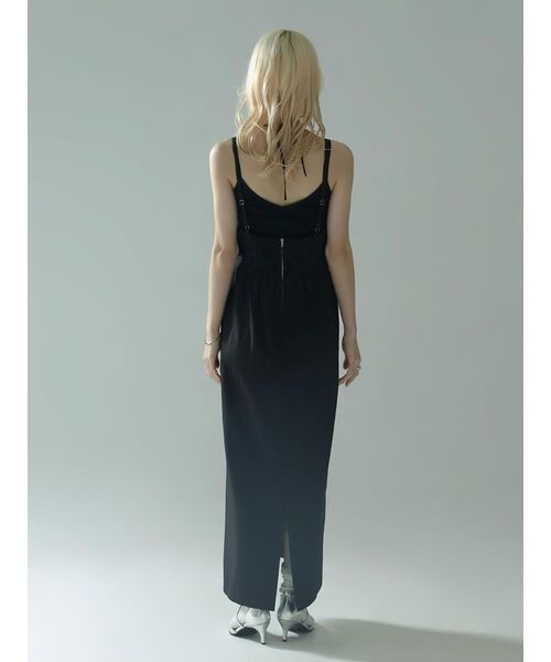 :ETHROF（イーサオブ）の「CORD EMBROIDERY BUSTIER LAYERED DRESS（ワンピース・レディース・ブラック・MEDIUM）」の15枚目の写真