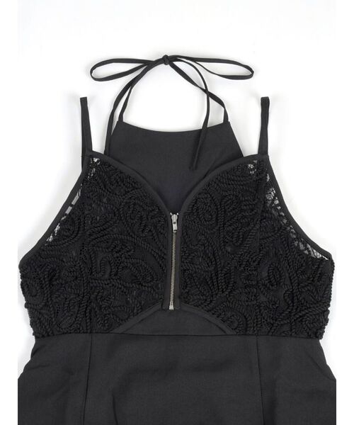 :ETHROF（イーサオブ）の「CORD EMBROIDERY BUSTIER LAYERED DRESS（ワンピース・レディース・ブラック・MEDIUM）」の17枚目の写真