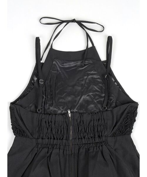 :ETHROF（イーサオブ）の「CORD EMBROIDERY BUSTIER LAYERED DRESS（ワンピース・レディース・ブラック・MEDIUM）」の18枚目の写真