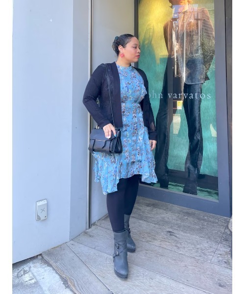 ALLSAINTS（オールセインツ）の「MISHA LONG SLEEVED CROPPED CARDIGAN | MISHA 長袖 クロップド カーディガン（カーディガン/ボレロ・レディース・ブラック・S/M/L/XS）」の9枚目の写真