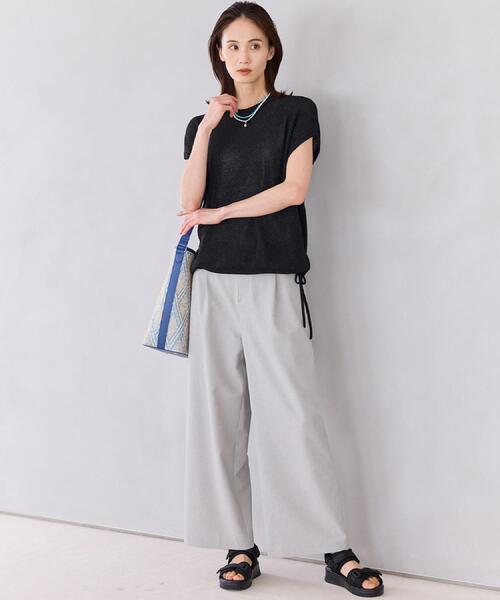 Reflect(リフレクト)の「ドライタッチストレートワイドパンツ(その他パンツ・レディース・ブルー/ライトグレー/ブラック・11/09/07/13/15 )」の4枚目の写真