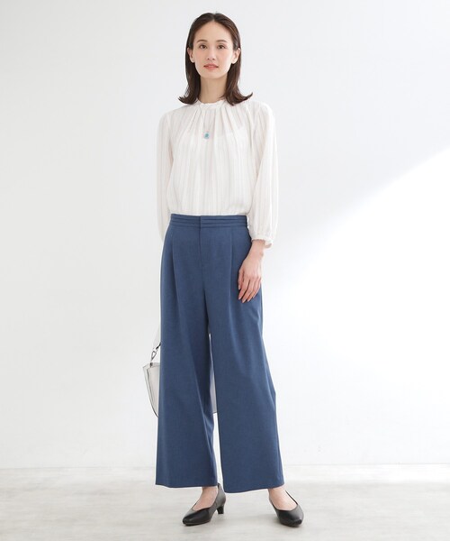 Reflect(リフレクト)の「ドライタッチストレートワイドパンツ(その他パンツ・レディース・ブルー/ライトグレー/ブラック・11/09/07/13/15 )」の13枚目の写真
