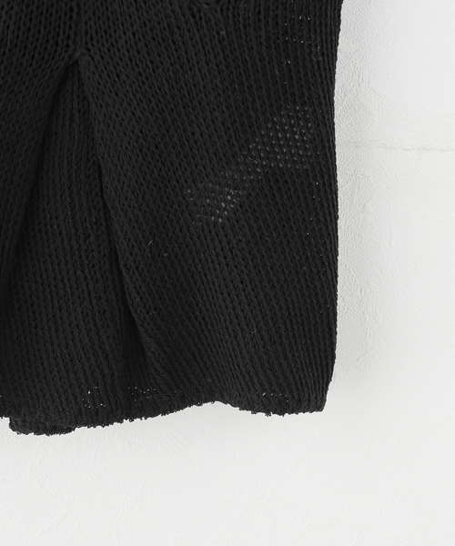NACHE(ナチェ)の「【Geek Office / ギークオフィス】NACHE / ナチェ OUT IN KNITTED SLEEVELESS(ニット/セーター・レディース・チャコールグレー/ブラック・SMALL)」の5枚目の写真