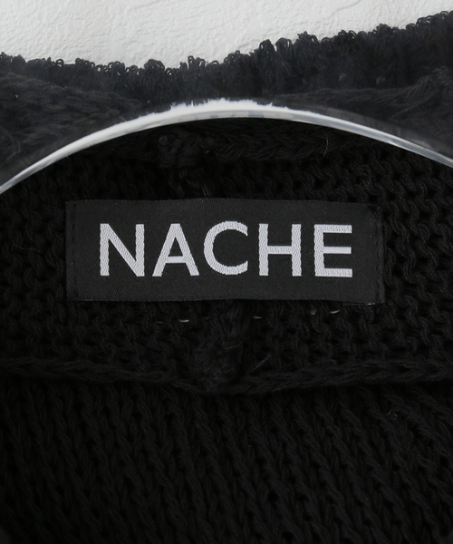 NACHE(ナチェ)の「【Geek Office / ギークオフィス】NACHE / ナチェ OUT IN KNITTED SLEEVELESS(ニット/セーター・レディース・チャコールグレー/ブラック・SMALL)」の6枚目の写真