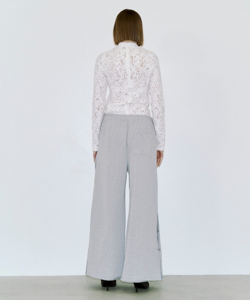 JOSE MOON（ジョゼムーン）の「LAYERED LIKE SWEAT PANTS/レイヤードライクスウェットパンツ（スウェットパンツ・レディース・ブラック/グレー/ブラウン・38/36）」の19枚目の写真