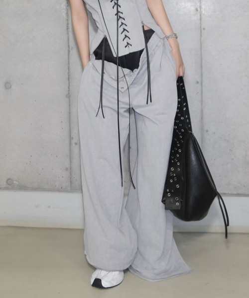 新品未使用❤️JOSE MOON❤️LAYERED LIKE SWEAT PANTS セール】LAYERED LIKE SWEAT PANTS/レイヤードライクスウェットパンツ