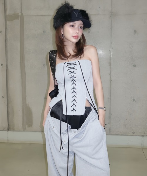 セール】LAYERED LIKE SWEAT PANTS/レイヤードライクスウェットパンツ