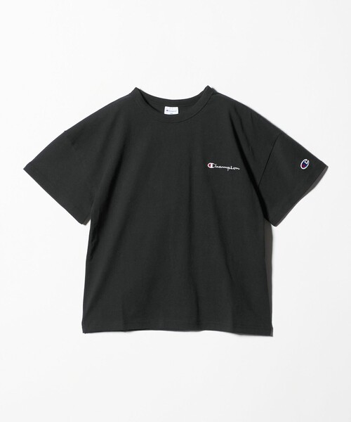 Champion（チャンピオン）の「＜Champion＞ショート スリーブ Tシャツ / キッズ  140cm-160cm（Tシャツ/カットソー・キッズ・ブラック/ホワイト/コバルトブルー・150cm/160cm/140cm）」の3枚目の写真