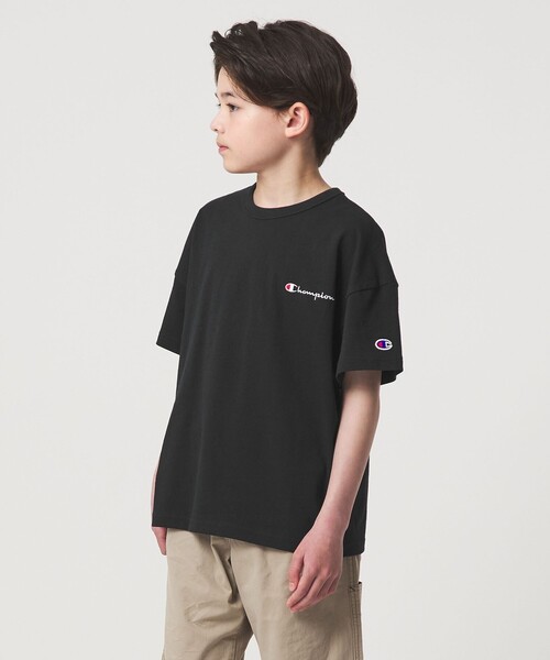 Champion（チャンピオン）の「＜Champion＞ショート スリーブ Tシャツ / キッズ  140cm-160cm（Tシャツ/カットソー・キッズ・ブラック/ホワイト/コバルトブルー・150cm/160cm/140cm）」の19枚目の写真