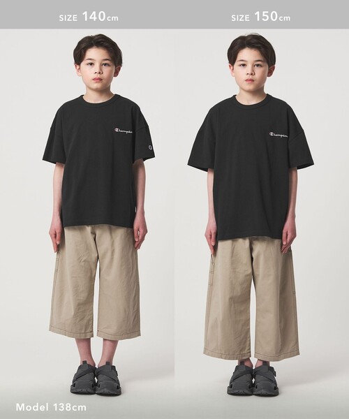 Champion（チャンピオン）の「＜Champion＞ショート スリーブ Tシャツ / キッズ  140cm-160cm（Tシャツ/カットソー・キッズ・ブラック/ホワイト/コバルトブルー・150cm/160cm/140cm）」の21枚目の写真