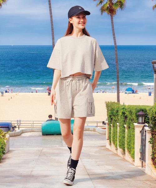 Hurley:ハーレー】レディーススウェットカーゴショーツ ショートパンツ