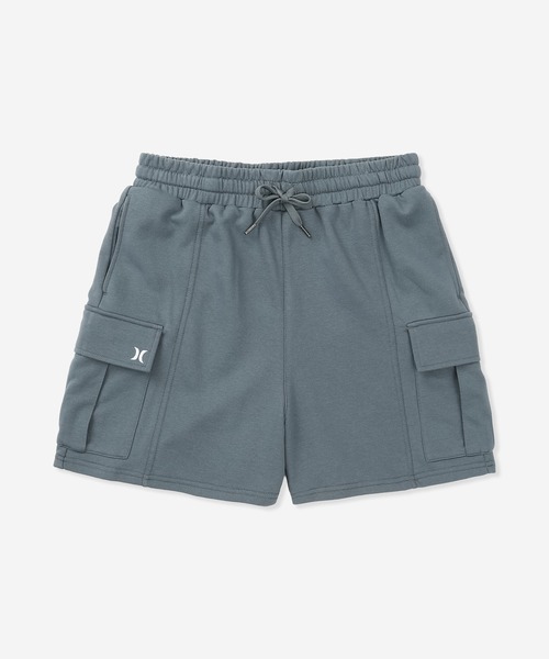 Hurley (ハーレー)の「【Hurley:ハーレー】レディーススウェットカーゴショーツ ショートパンツ TERRY CARGO WALK SHORTS(その他パンツ・レディース・ヘザーグレー/ブルーグレー/ブラック・SMALL/MEDIUM/LARGE)」の3枚目の写真