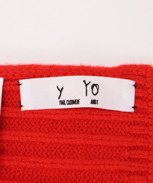 FRAMeWORK（フレームワーク）の「y YO/イーヨ hooded long muffler（マフラー・レディース・レッド・FREE）」の3枚目の写真