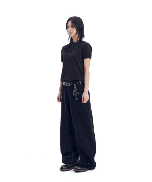 AAKAM(アーカム)の「Boots Ringer Top (Black)(Tシャツ/カットソー・レディース・その他・1/2)」の14枚目の写真