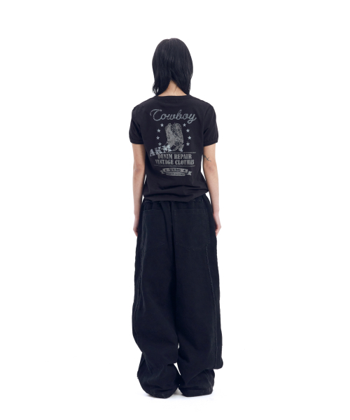 AAKAM(アーカム)の「Boots Ringer Top (Black)(Tシャツ/カットソー・レディース・その他・1/2)」の12枚目の写真
